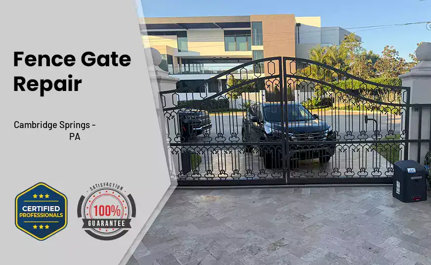 Fence Gate Repair Cambridge Springs - PA 