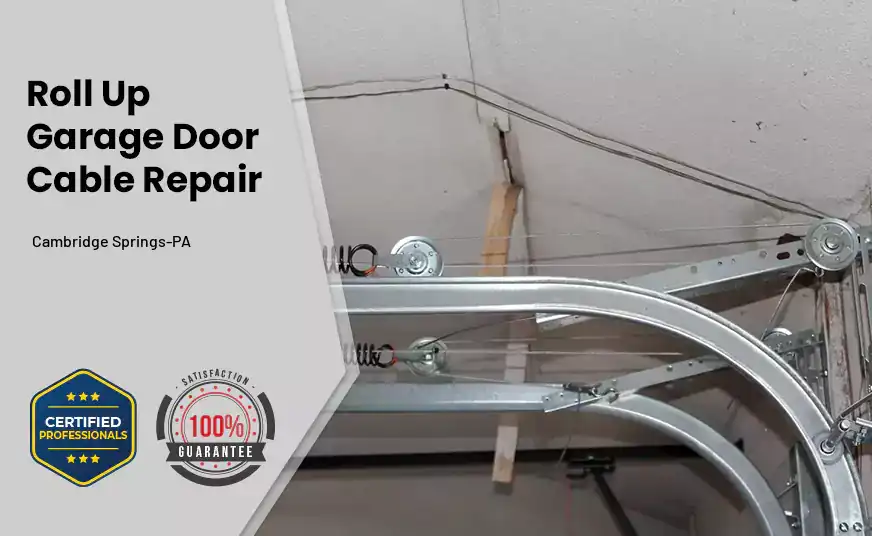Roll Up Garage Door Cable Repair Cambridge Springs-PA 
