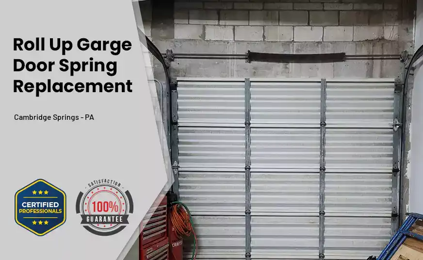 Roll Up Garage Door Spring Replacement Cambridge Springs - PA 