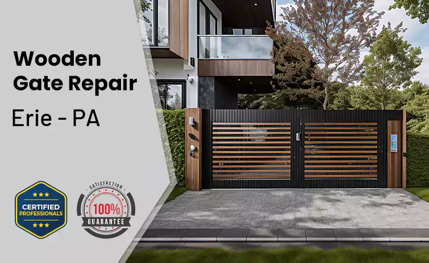 Wooden Gate Repair Erie - PA 