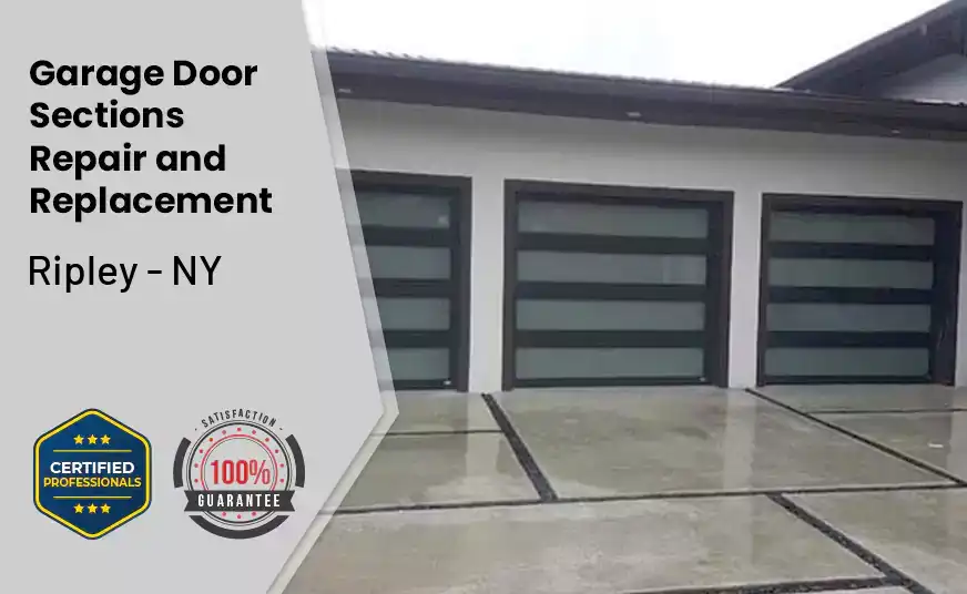 Garage Door Sections Repair and Replacement Ripley - NY 