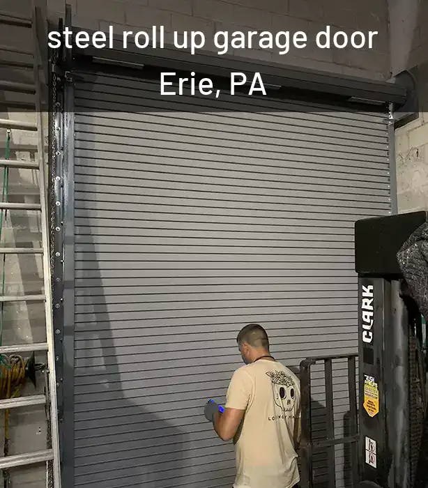  steel roll up garage door Erie, PA