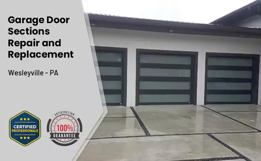 Garage Door Sections Repair and Replacement Wesleyville - PA 